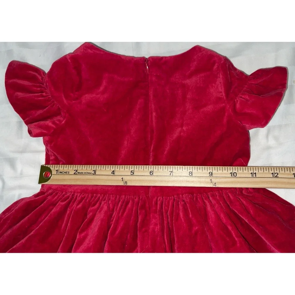 Gymboree‎ Toddler Baby Size 2 Red Velvet Party Dress New Without Tags